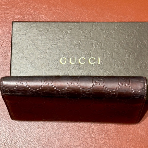 Gucci Shima Bi-Fold Wallet Lovely Heart Patent Leather - Picture 4 of 13